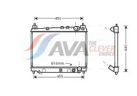 Kylare, motorkylning TO2258 Ava Quality Cooling
