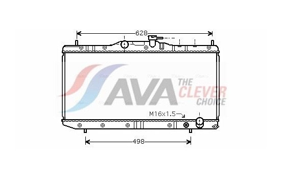 Kylare, motorkylning TO2291 Ava Quality Cooling