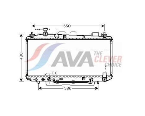 Kylare, motorkylning TO2301 Ava Quality Cooling