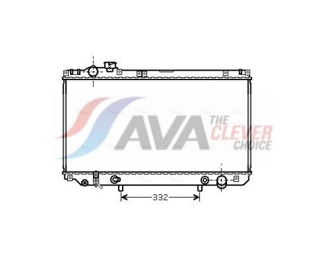 Kylare, motorkylning TO2312 Ava Quality Cooling