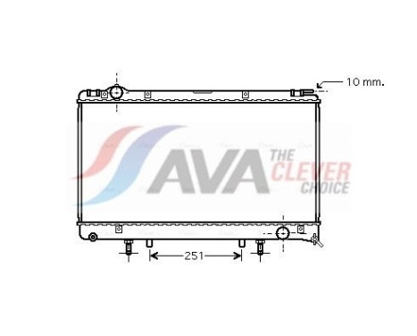 Kylare, motorkylning TO2314 Ava Quality Cooling