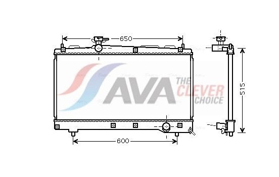 Kylare, motorkylning TO2331 Ava Quality Cooling