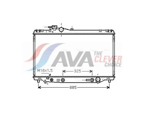 Kylare, motorkylning TO2345 Ava Quality Cooling