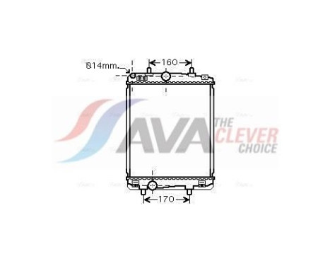 Kylare, motorkylning TO2359 Ava Quality Cooling
