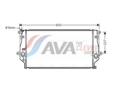 Kylare, motorkylning TO2401 Ava Quality Cooling