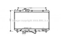 Kylare, motorkylning TO2453 Ava Quality Cooling