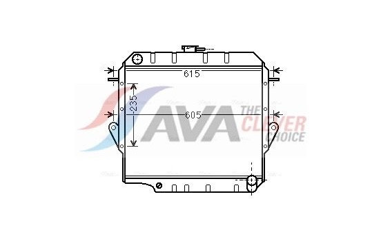 Kylare, motorkylning TO2571 Ava Quality Cooling