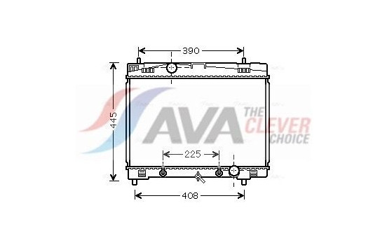 Kylare, motorkylning TO2577 Ava Quality Cooling