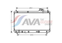 Kylare, motorkylning TO2614 Ava Quality Cooling