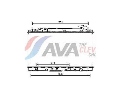 Kylare, motorkylning TO2699 Ava Quality Cooling