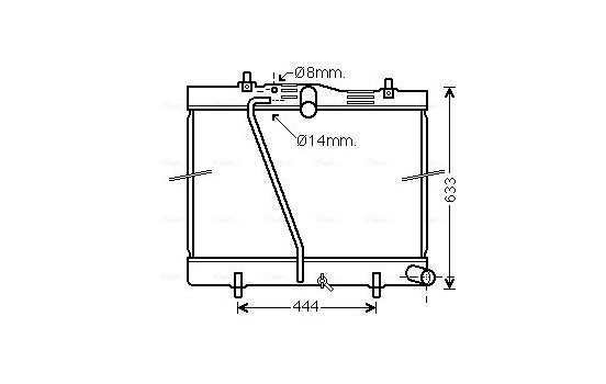Kylare, motorkylning TO2712 Ava Quality Cooling
