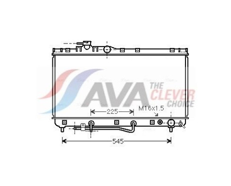 Kylare, motorkylning TOA2184 Ava Quality Cooling