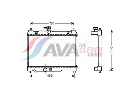 Kylare, motorkylning TOA2251 Ava Quality Cooling