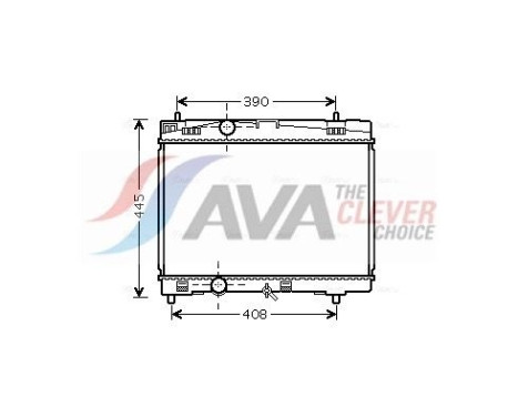 Kylare, motorkylning TOA2357 Ava Quality Cooling