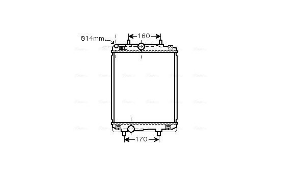 Kylare, motorkylning TOA2364 Ava Quality Cooling