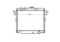 Kylare, motorkylning TOA2379 Ava Quality Cooling
