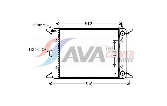 Kylare, motorkylning VN2005 Ava Quality Cooling
