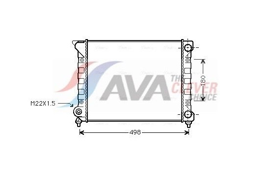 Kylare, motorkylning VN2070 Ava Quality Cooling