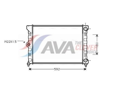 Kylare, motorkylning VN2099 Ava Quality Cooling