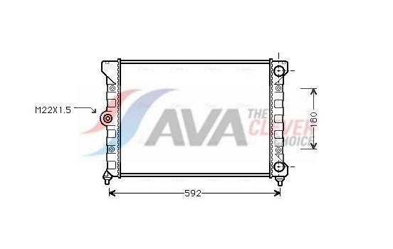 Kylare, motorkylning VN2099 Ava Quality Cooling