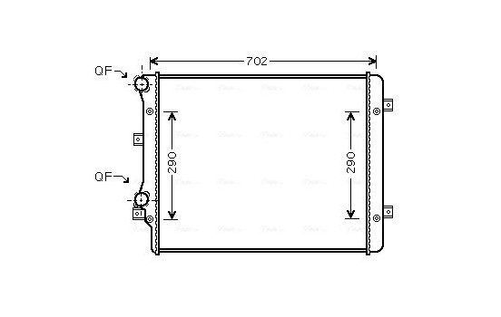 Kylare, motorkylning VN2207 Ava Quality Cooling