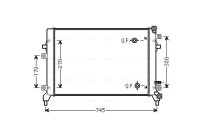 Kylare, motorkylning VN2295 Ava Quality Cooling