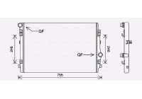 Kylare, motorkylning VN2398 Ava Quality Cooling