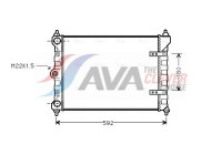 Kylare, motorkylning VNA2095 Ava Quality Cooling