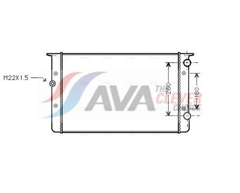 Kylare, motorkylning VNA2104 Ava Quality Cooling