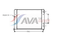 Kylare, motorkylning VNA2119 Ava Quality Cooling