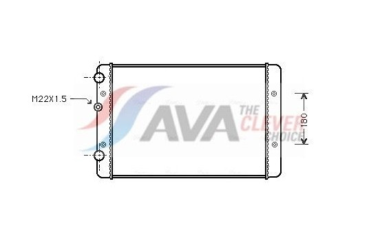 Kylare, motorkylning VNA2131 Ava Quality Cooling