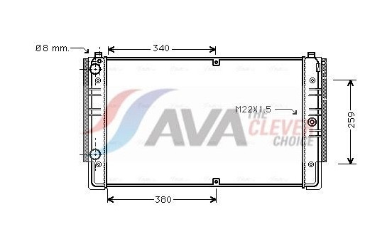 Kylare, motorkylning VNA2149 Ava Quality Cooling