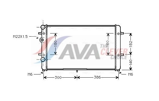 Kylare, motorkylning VNA2179 Ava Quality Cooling