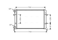 Kylare, motorkylning VNA2205 Ava Quality Cooling