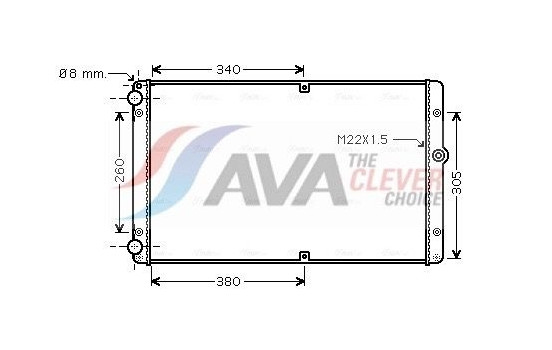 Kylare, motorkylning VNA2245 Ava Quality Cooling