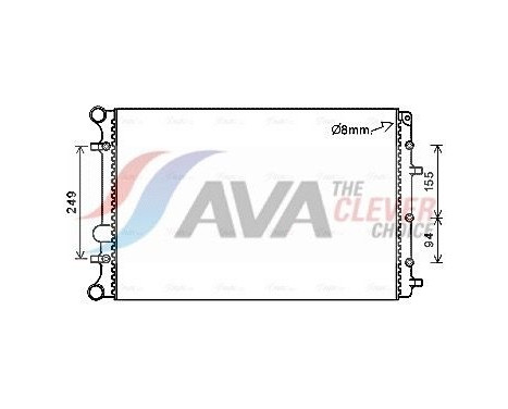 Kylare, motorkylning VNA2347 Ava Quality Cooling