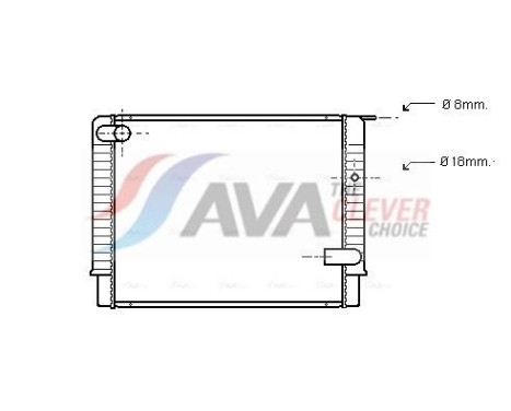 Kylare, motorkylning VO2033 Ava Quality Cooling