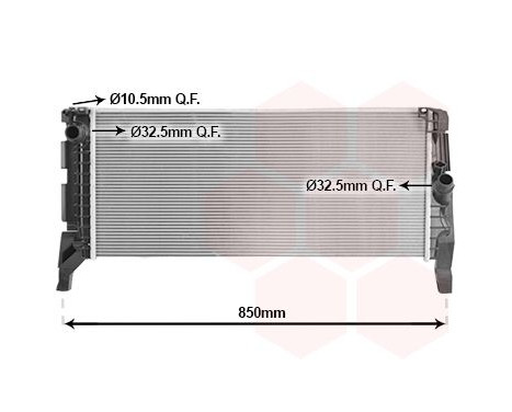 RADIATOR 06012745 International Radiators