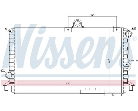 Radiator 60018 Nissens, bild 5