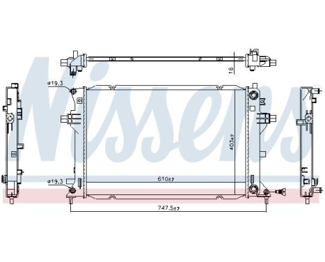 Radiator 606263 Nissens