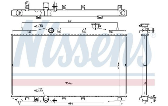 Radiator 606294 Nissens