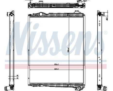 Radiator 606323 Nissens