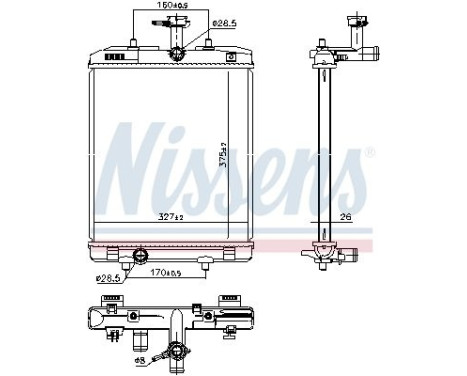 Radiator 606330 Nissens