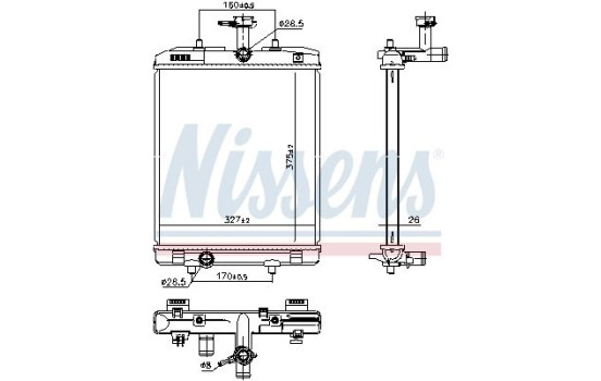 Radiator 606330 Nissens