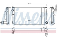 Radiator 606345 Nissens