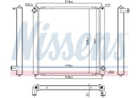 Radiator 606382 Nissens