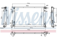 Radiator 606675 Nissens
