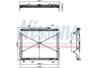Radiator 606771 Nissens