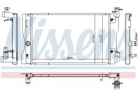 Radiator 606788 Nissens