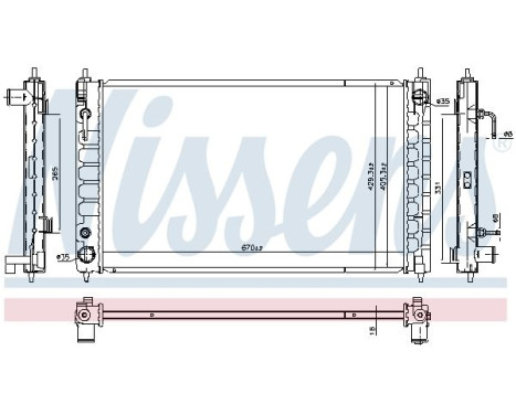 Radiator 606790 Nissens